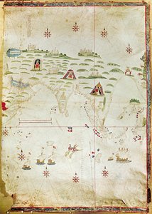 Map of the Moluccas, 1522